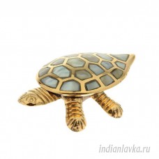 статуэтка-шкатулка черепаха средняя/ Индия